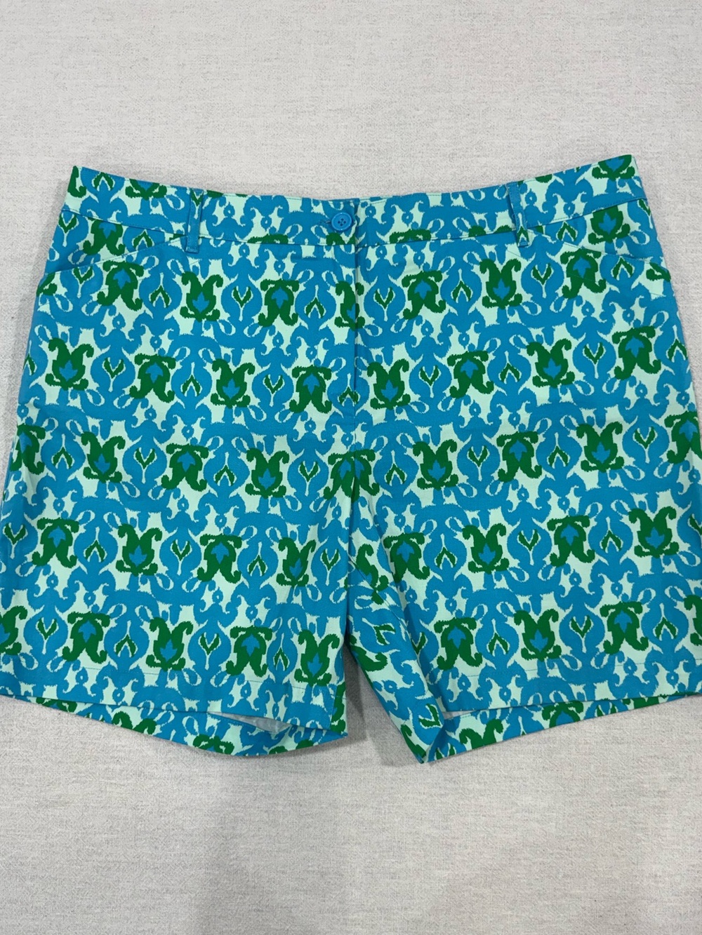 Talbots Blue and Green Patterned Women’s Shorts